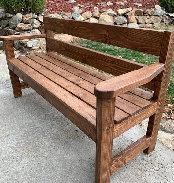 Solid Wood Bench