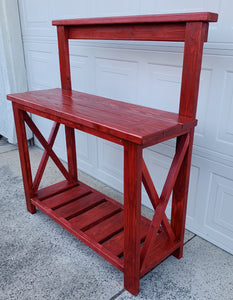 Potting Bench in Red